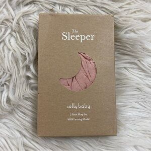 NWT Solly Baby The Sleeper Rose Pink 2 Piece Pajama Sleep Set